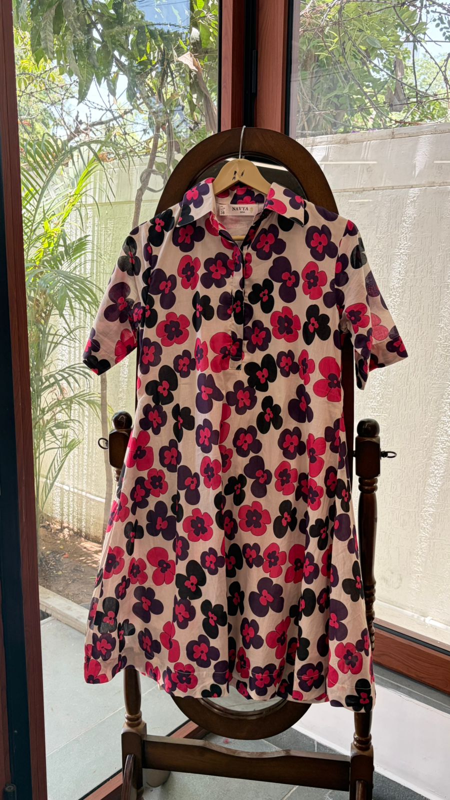 Sunset Bloom Cotton Dress