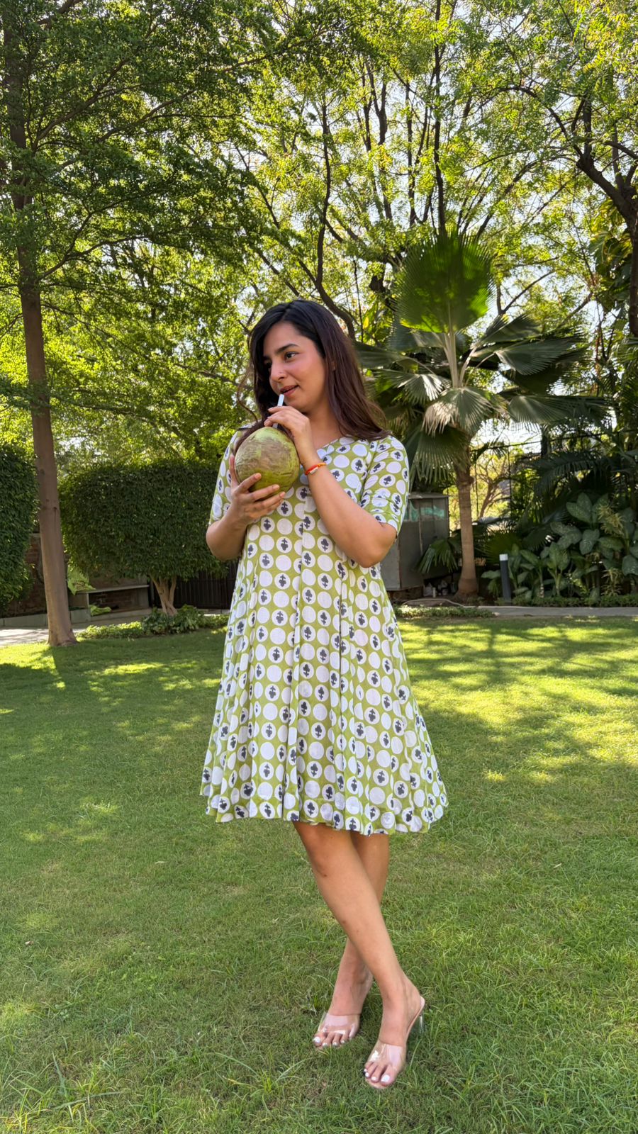Olive Breeze Dress