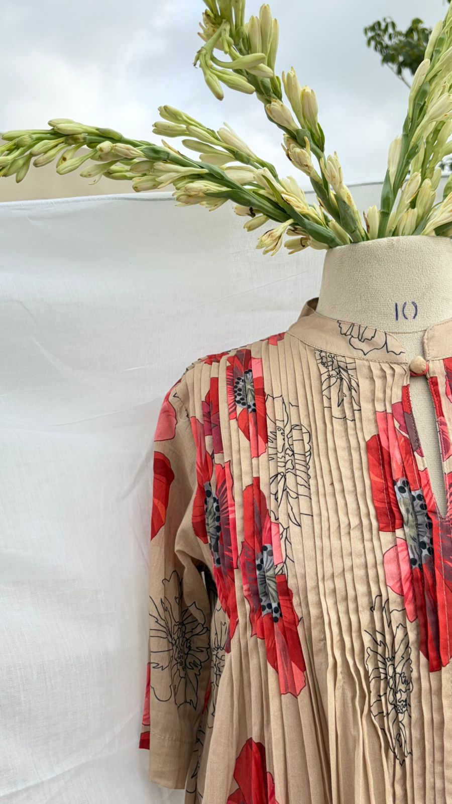 Biscuit floral co-ord set