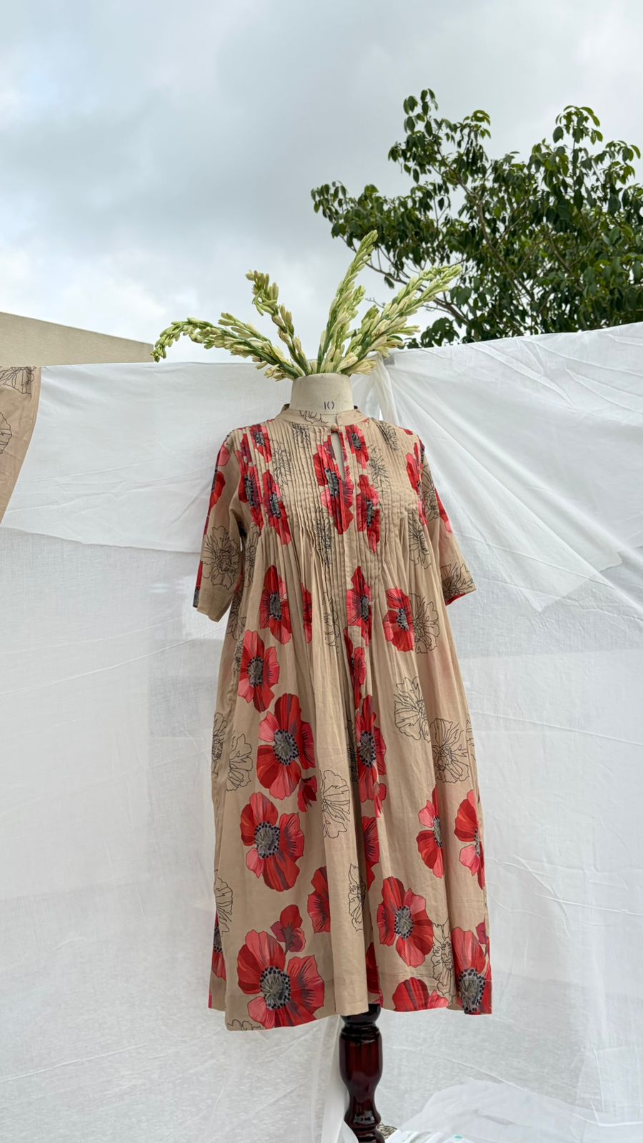 Biscuit floral co-ord set